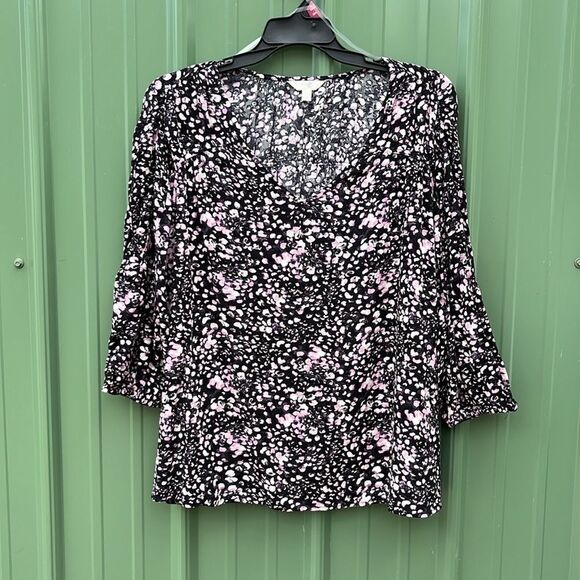 Women's Lightweight Poet Sleeve Blouse Shirt Size 2X - Picture 1 of 6